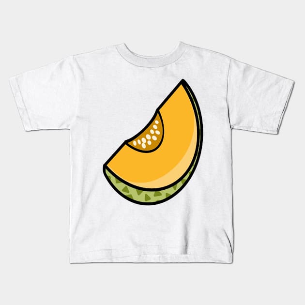 Watermelon Tropical Fruit Kids T-Shirt by RainasArt